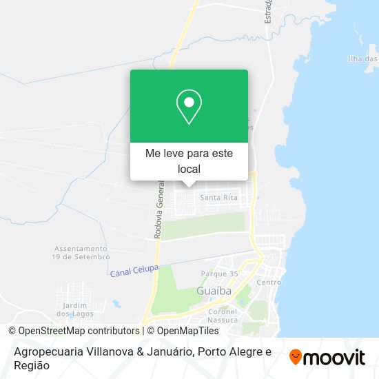 Agropecuaria Villanova & Januário mapa