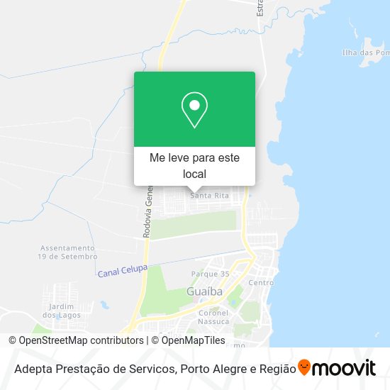 Adepta Prestação de Servicos mapa