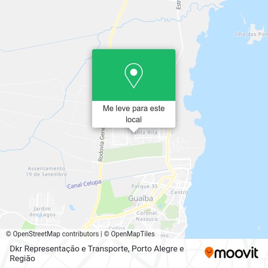 Dkr Representação e Transporte mapa
