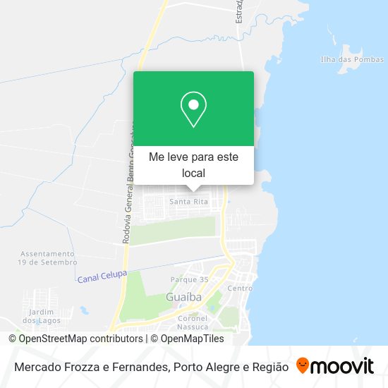 Mercado Frozza e Fernandes mapa