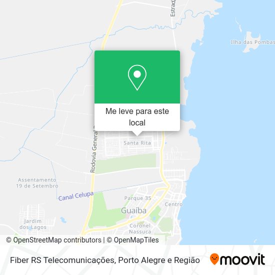 Fiber RS Telecomunicações mapa