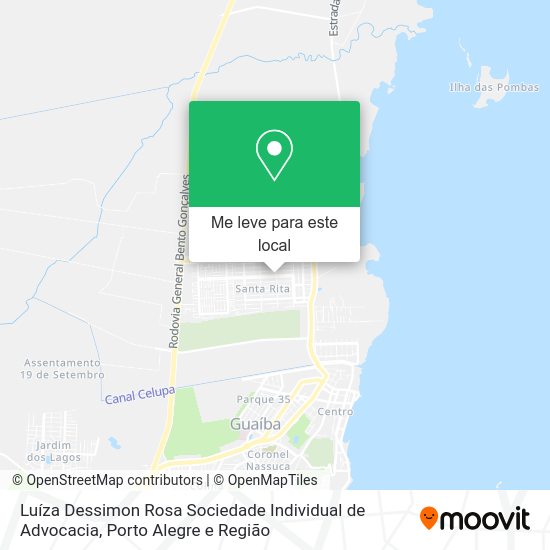 Luíza Dessimon Rosa Sociedade Individual de Advocacia mapa