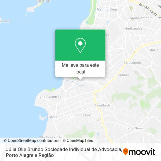 Júlia Olle Brundo Sociedade Individual de Advocacia mapa