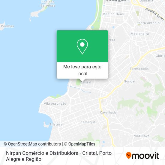 Nirpan Comércio e Distribuidora - Cristal mapa