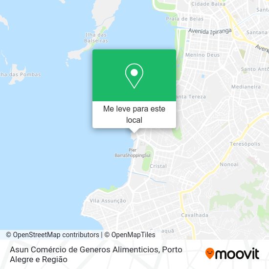 Asun Comércio de Generos Alimenticios mapa