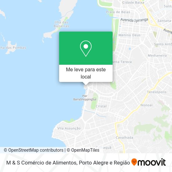 M & S Comércio de Alimentos mapa