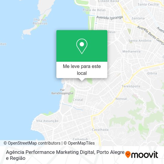 Agência Performance Marketing Digital mapa