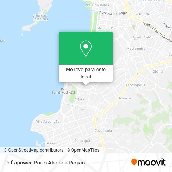 Infrapower mapa