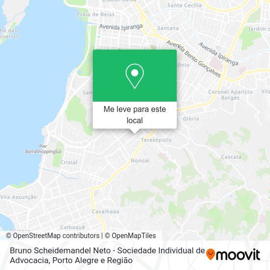 Bruno Scheidemandel Neto - Sociedade Individual de Advocacia mapa