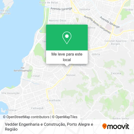 Vedder Engenharia e Construção mapa