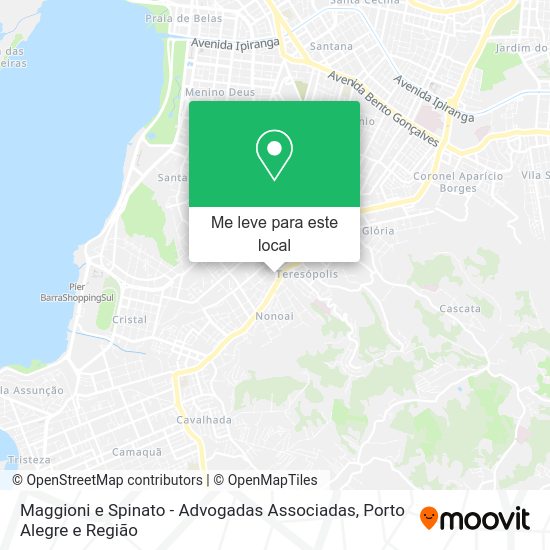 Maggioni e Spinato - Advogadas Associadas mapa