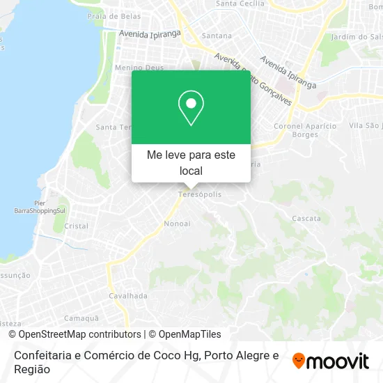 Confeitaria e Comércio de Coco Hg mapa
