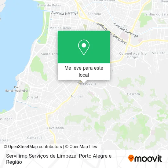 Servilimp Serviços de Limpeza mapa