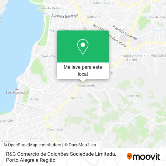 R&G Comercio de Colchões Sociedade Limitada mapa