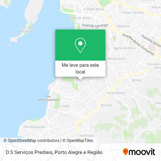D.S Serviços Prediais mapa