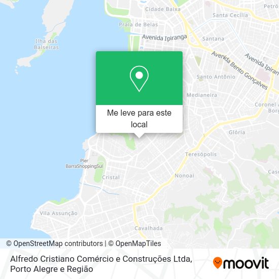 Alfredo Cristiano Comércio e Construções Ltda mapa