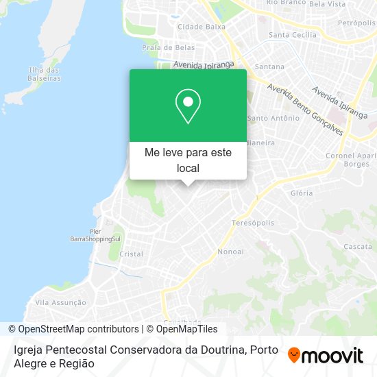 Igreja Pentecostal Conservadora da Doutrina mapa