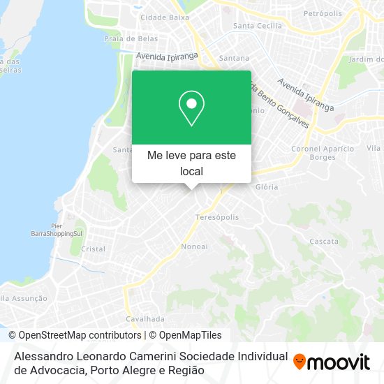 Alessandro Leonardo Camerini Sociedade Individual de Advocacia mapa
