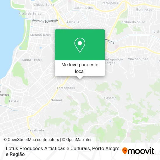 Lótus Producoes Artisticas e Culturais mapa