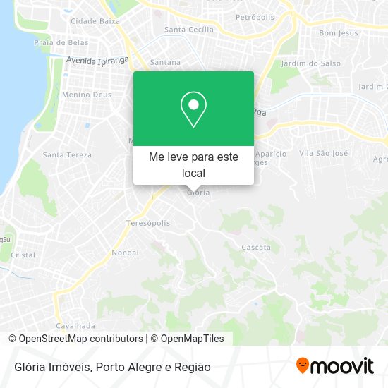 Glória Imóveis mapa