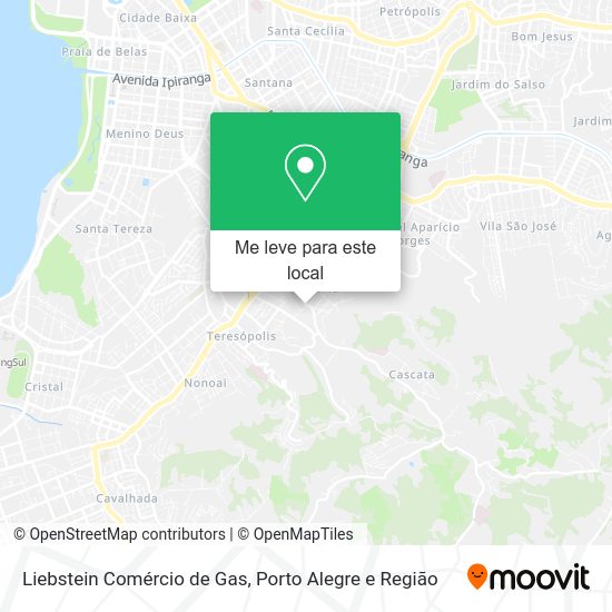 Liebstein Comércio de Gas mapa