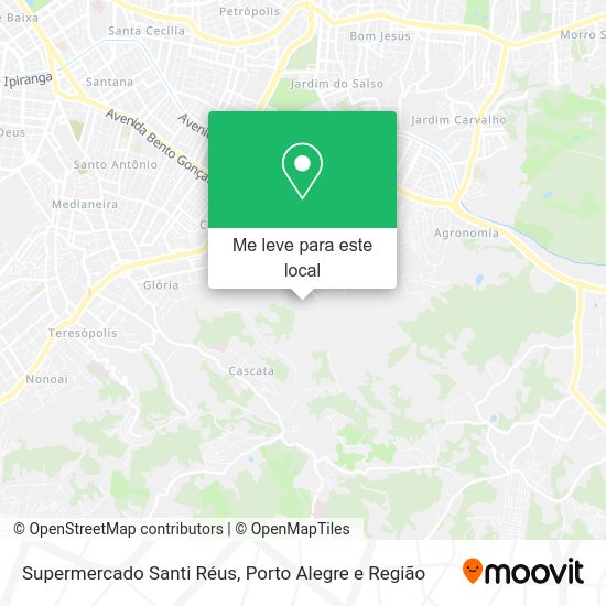 Supermercado Santi Réus mapa