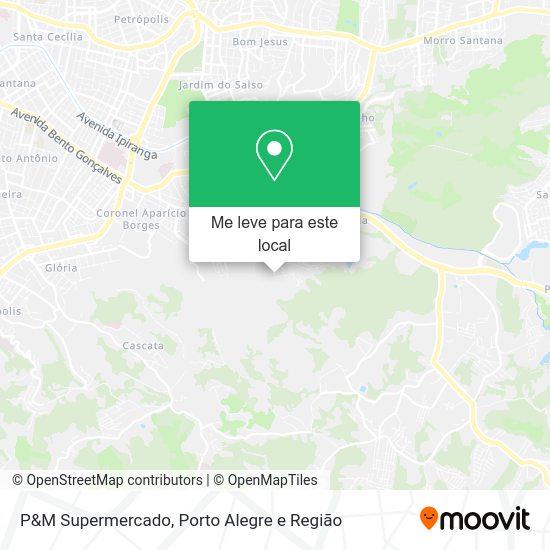 P&M Supermercado mapa