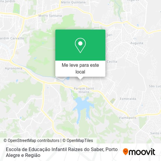 Escola de Educação Infantil Raizes do Saber mapa