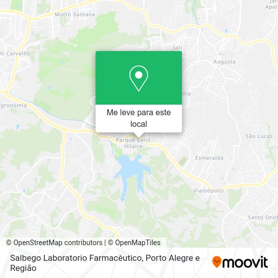 Salbego Laboratorio Farmacêutico mapa