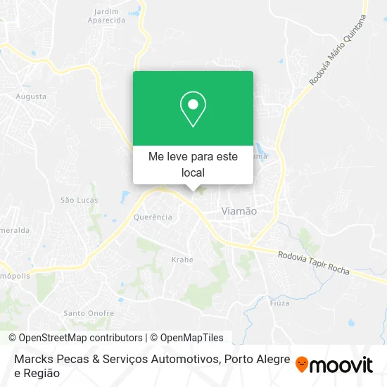 Marcks Pecas & Serviços Automotivos mapa