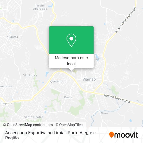 Assessoria Esportiva no Limiar mapa