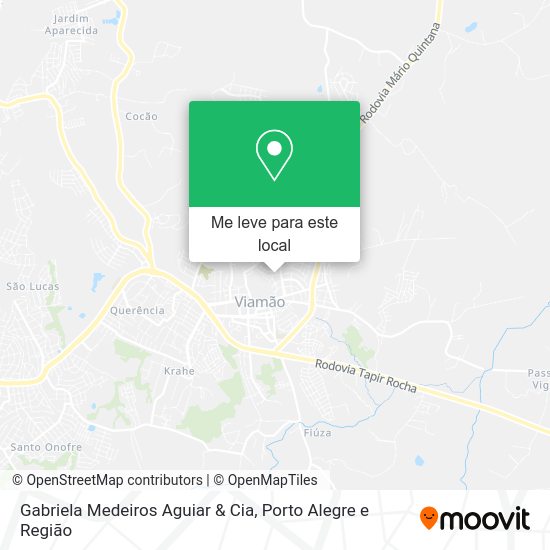 Gabriela Medeiros Aguiar & Cia mapa