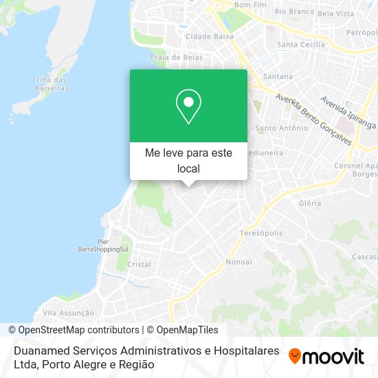 Duanamed Serviços Administrativos e Hospitalares Ltda mapa