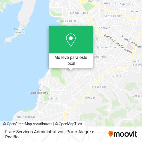 Frare Serviços Administrativos mapa