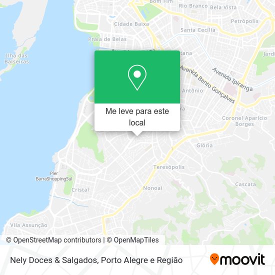 Nely Doces & Salgados mapa
