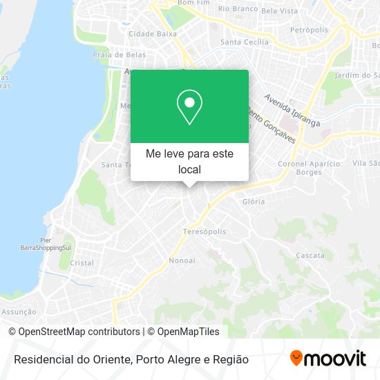 Residencial do Oriente mapa