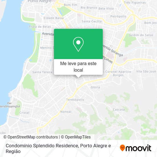 Condomínio Splendido Residence mapa