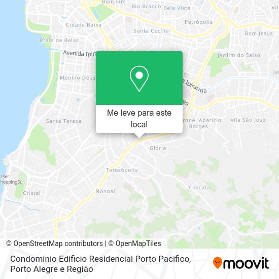 Condomínio Edificio Residencial Porto Pacifico mapa