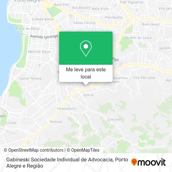 Gabineski Sociedade Individual de Advocacia mapa