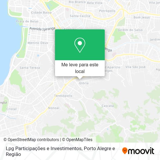 Lpg Participações e Investimentos mapa