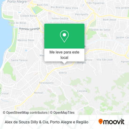 Alex de Souza Dilly & Cia mapa