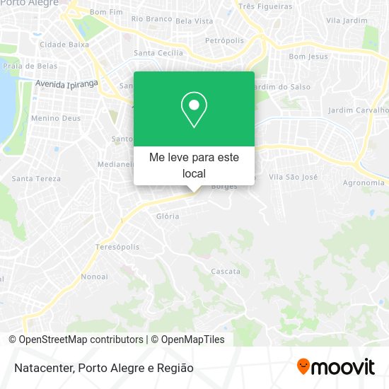 Natacenter mapa