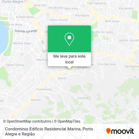 Condomínio Edificio Residencial Marina mapa