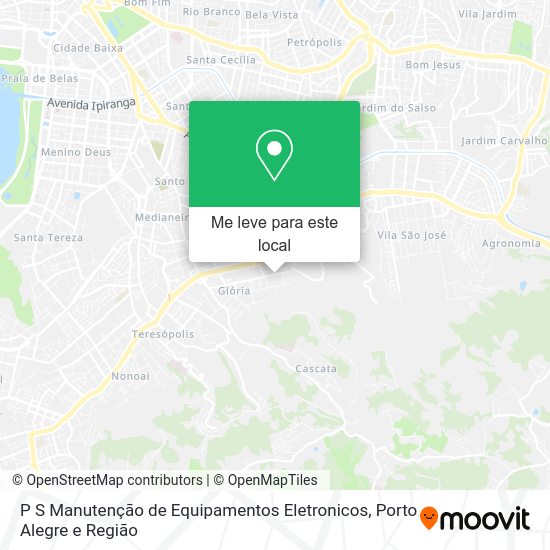 P S Manutenção de Equipamentos Eletronicos mapa