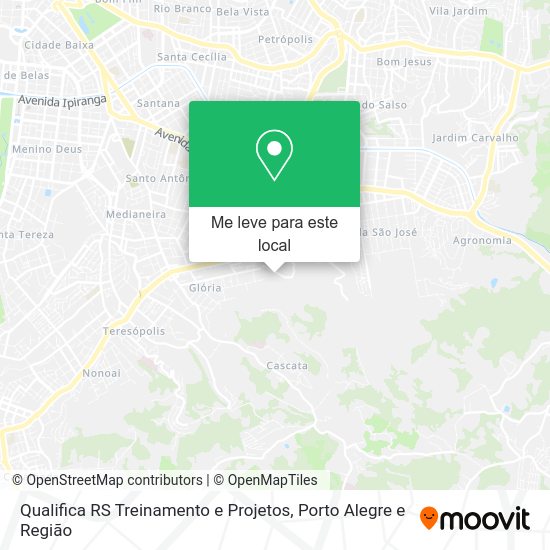 Qualifica RS Treinamento e Projetos mapa