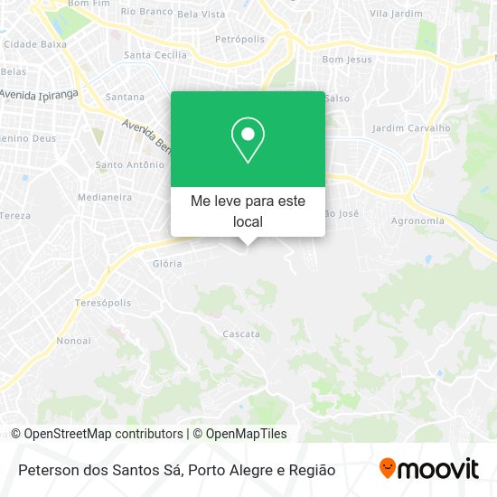 Peterson dos Santos Sá mapa