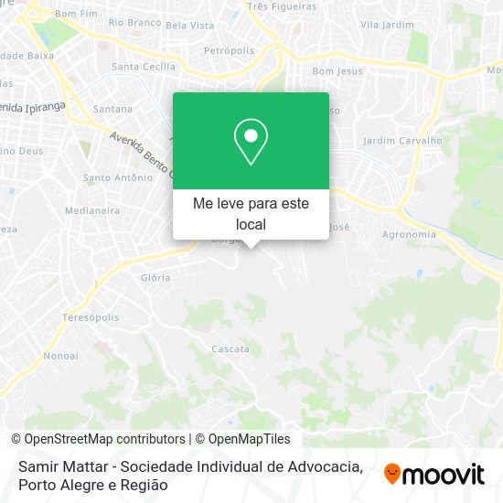 Samir Mattar - Sociedade Individual de Advocacia mapa