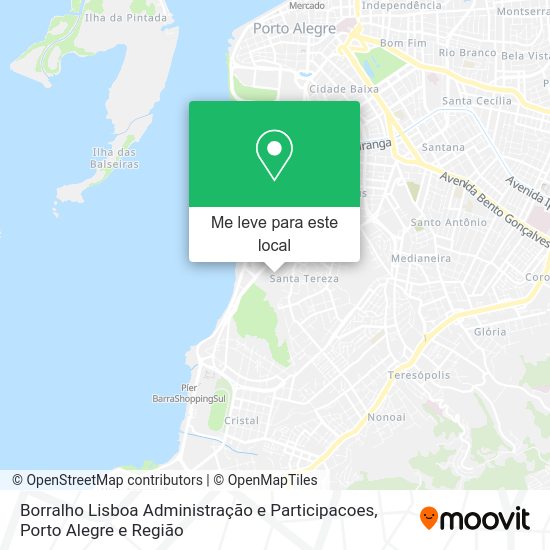 Borralho Lisboa Administração e Participacoes mapa