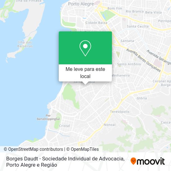 Borges Daudt - Sociedade Individual de Advocacia mapa
