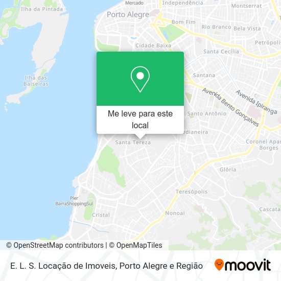 E. L. S. Locação de Imoveis mapa